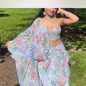 Floral Printed Saree